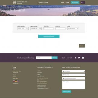 Rezervační formulář